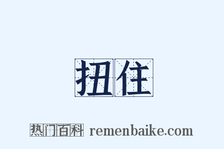 扭住是什么意思的图片